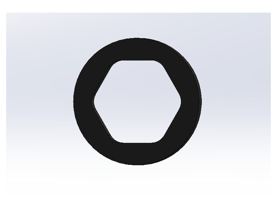 Hexagonal grommet